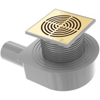 Душевой трап Boheme Smart Design 984-15-MG 15см золото матовое